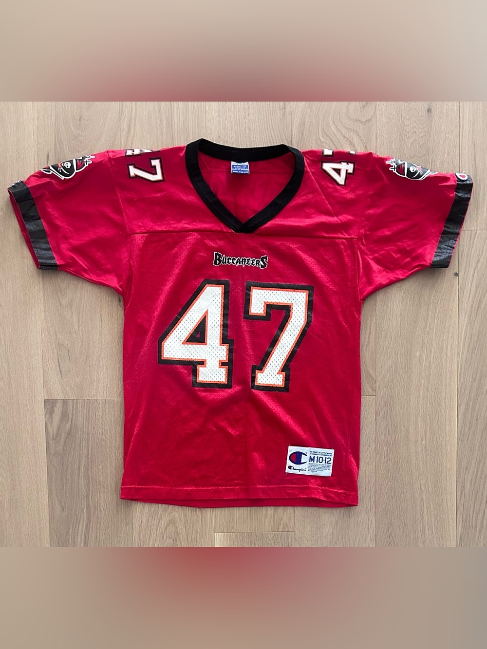 Vintage Youth Champion Tampa Bay Buccaneers John Lynch NFL Football Jersey